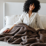 Waffle Knit XL Throw Blankets