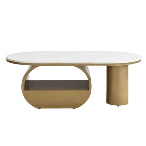 Luxury Modern Oval Coffee Table