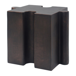 Puzzle Art Side Table, Modular Concave Edge MGO Table