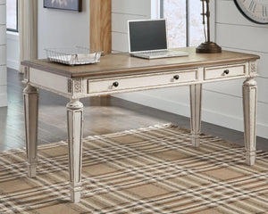 Realyn - Home Office Desk - Light Brown - Best Buy Furniture