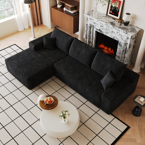 107" Cloud Sectional Couch with L-Shape Chaise