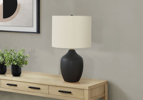 Lighting, Table Lamp, Ceramic, Transitional - Black / Cream - Best Buy Furniture