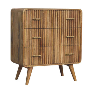 T Bar Ridged Chest - Brown