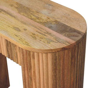 Solid Wood Soba Straight Console Table, 1-Drawer