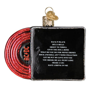 Back In Black Album Cover Ornament