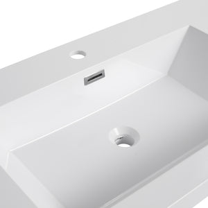 42" Bathroom Resin Sink