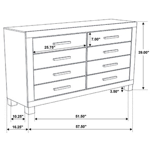 Greely - 5 Piece King Storage Bedroom Set Includes Bed, Nightstand, Dresser, Mirror & Chest - Rustic Brown