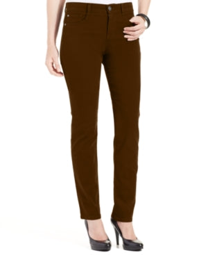 Style & Co. Petite Slim-Fit Tummy-Control, Colored Wash
