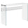 Accent Console Table For Entryway, Glossy Spacious Surface - Best Buy Furniture
