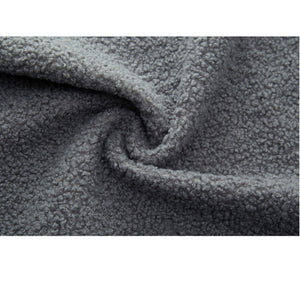 Modern Floor Sofa, With 2 Pillows, Convertible Teddy Fabric Foam Filled Bed