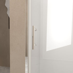 Shower Door With Glass And Explosion Proof Safety Film