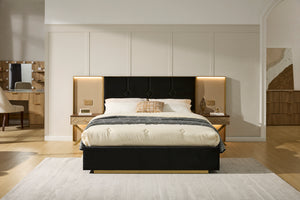 Luxurious Queen Platform Bed Frame