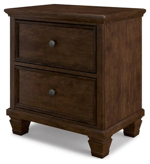 Danabrin - Two Drawer Nightstand - Brown - Best Buy Furniture