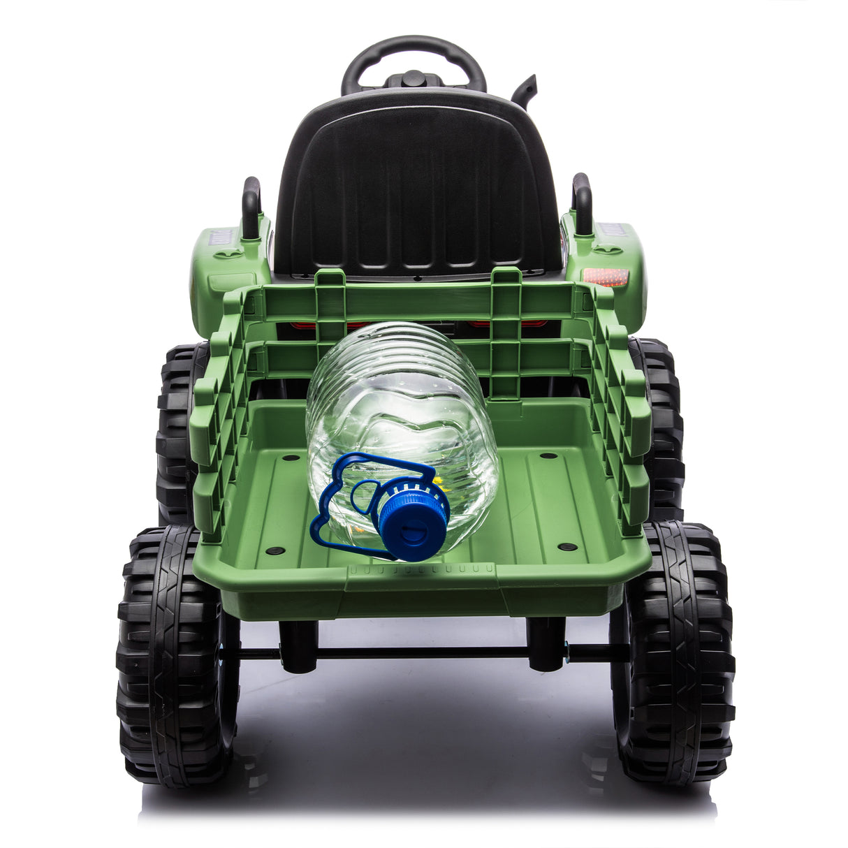 Ride On Tractor With Trailer - 24V Battery Powered Electric Tractor Toy