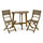 Outdoor 3 Piece Half Round Folding Bistro Set - Best Buy Furniture