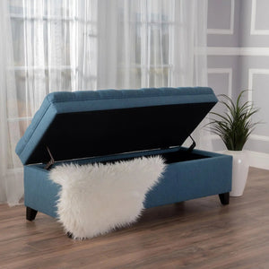 Juliana - Storage Ottoman With Birch Legs - Best Buy Furniture