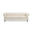 Chesterfield Style 3 Seater Sofa With Deep Button Tufting - Best Buy Furniture