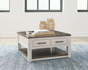 Darborn - Lift Top Cocktail Table - Gray / Brown - Best Buy Furniture