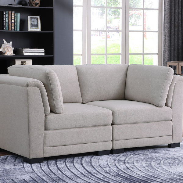 Kristin - Loveseat - Light Gray