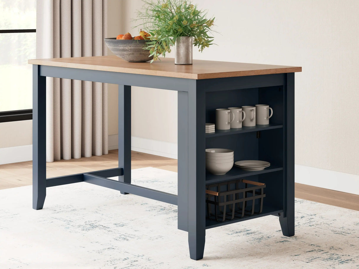 Gesthaven - Rectangular Dining Room Counter Table - Best Buy Furniture