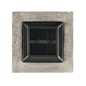 Outdoor Wood Bruning Magnesium Oxide Fire Pit With Lid