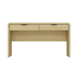 Grace - Office Desk & 2 Drawers - Oak