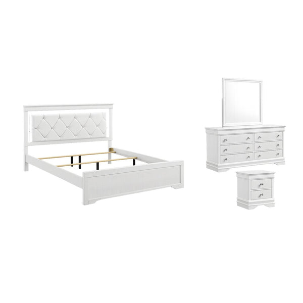 Blaze - Bedroom Set With LED Headboard