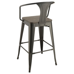 Staccato - 3 Piece Square Bar Table Set - Dark Brown