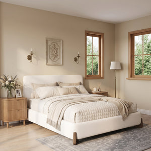Elegant Terry Upholstered Bed