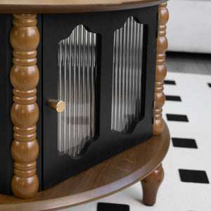 Round 3 Door Storage Coffee Table For Living Room