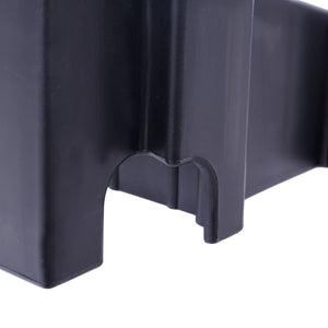 Heavy Duty Plastic 4" High Portable Automotive Curb Ramp For Cars & Wheelchairs Interlocking Design - Black