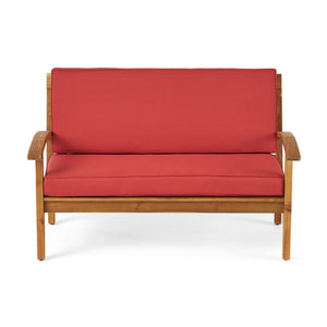 Outdoor Chat Set With Coffee Table And Loveseat