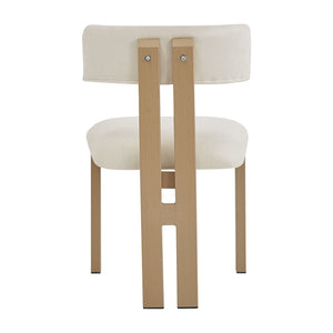 7 Piece Dining Set With Upholstered Armless Chairs And Table