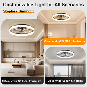 Ultra-Thin Modern LED Ceiling Fan