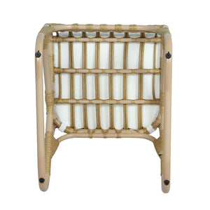 Outdoor Wicker Dining Chairs With Washable Cushion (Set of 2)