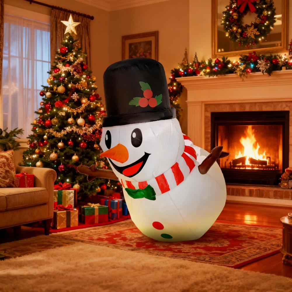 3.4' Inflatable Hanging Snowman Christmas Display