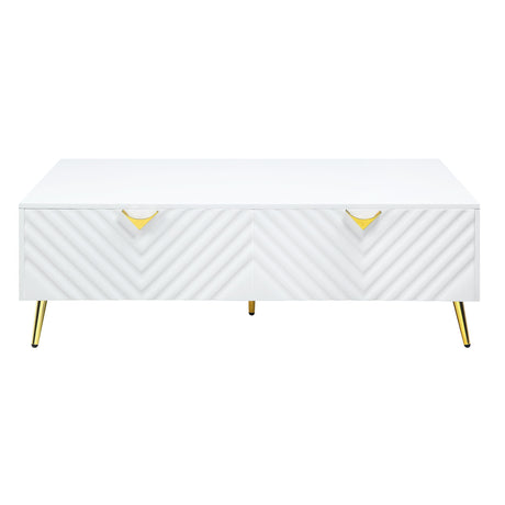 Gaines - High Gloss Coffee Table - White