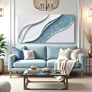 Lighter Waves Wall Art