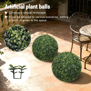 18.5In Dark Artificial Topiary Balls