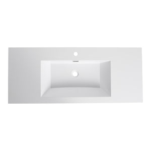 42" Bathroom Resin Sink