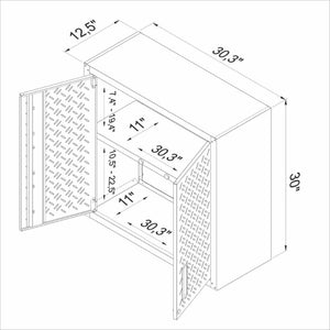 Floating Garage Cabinet