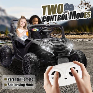 24V Two-Seater Kids Ride-On UTV with Parental Remote Control