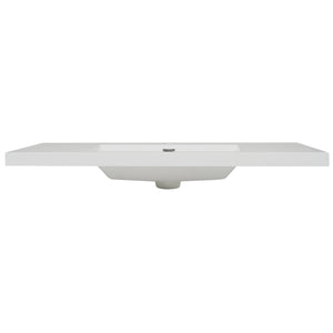 Vanity Top With 3 Faucet Holes, Rectangular Basin For Bathroom - White