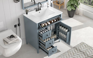30-Inch Bathroom Vanity with Storage