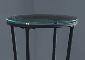Accent Side Table, Plant Stand, Round, Contemporary & Modern - Black - Best Buy Furniture