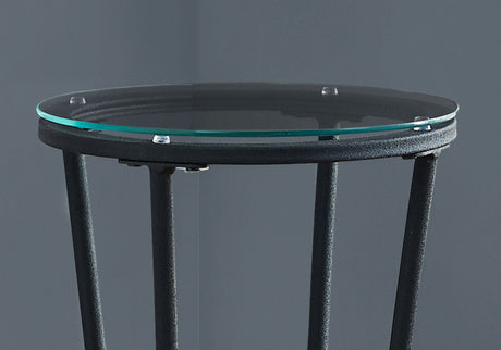 Accent Side Table, Plant Stand, Round, Contemporary & Modern - Black - Best Buy Furniture