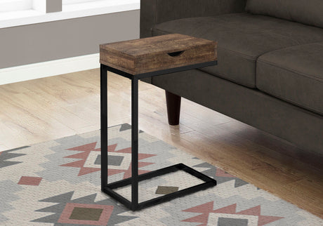 Accent Table, C - Shaped, Modern - Brown - Best Buy Furniture