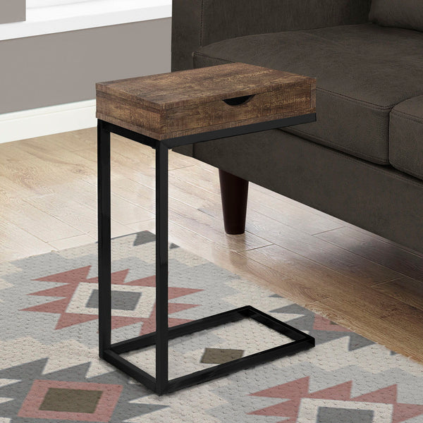 Accent Table, C - Shaped, Modern - Brown - Best Buy Furniture