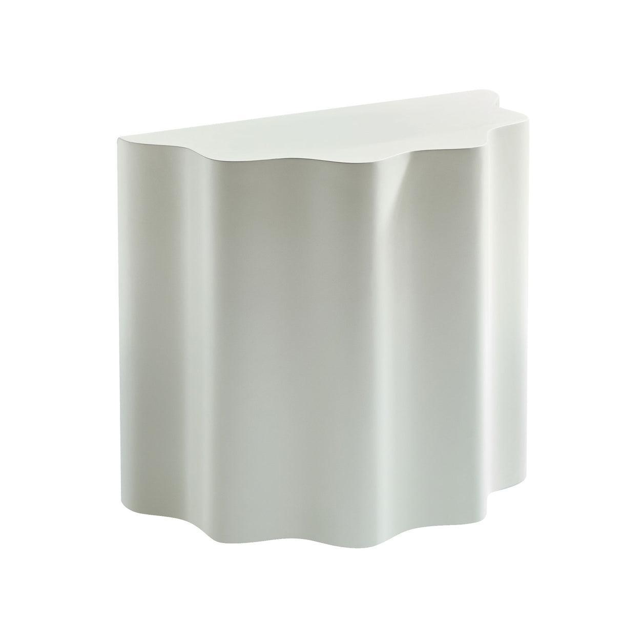 2PCS Set Side Table - Wavy Edges Design