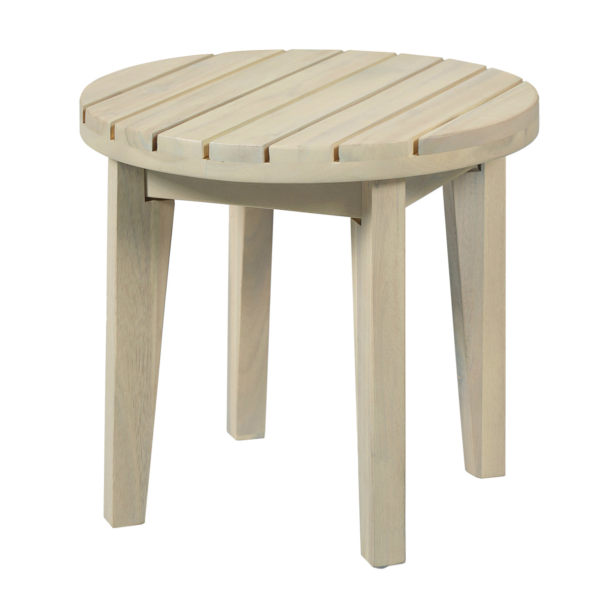 Outdoor 16" Square Acacia Wood Side Table